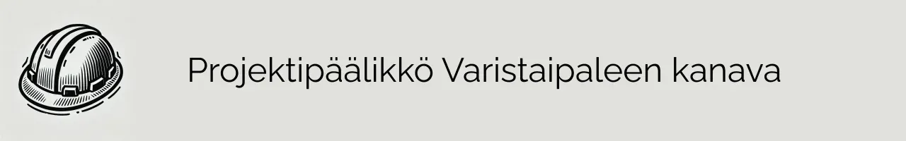 Projektipäälikkö Varistaipaleen kanava